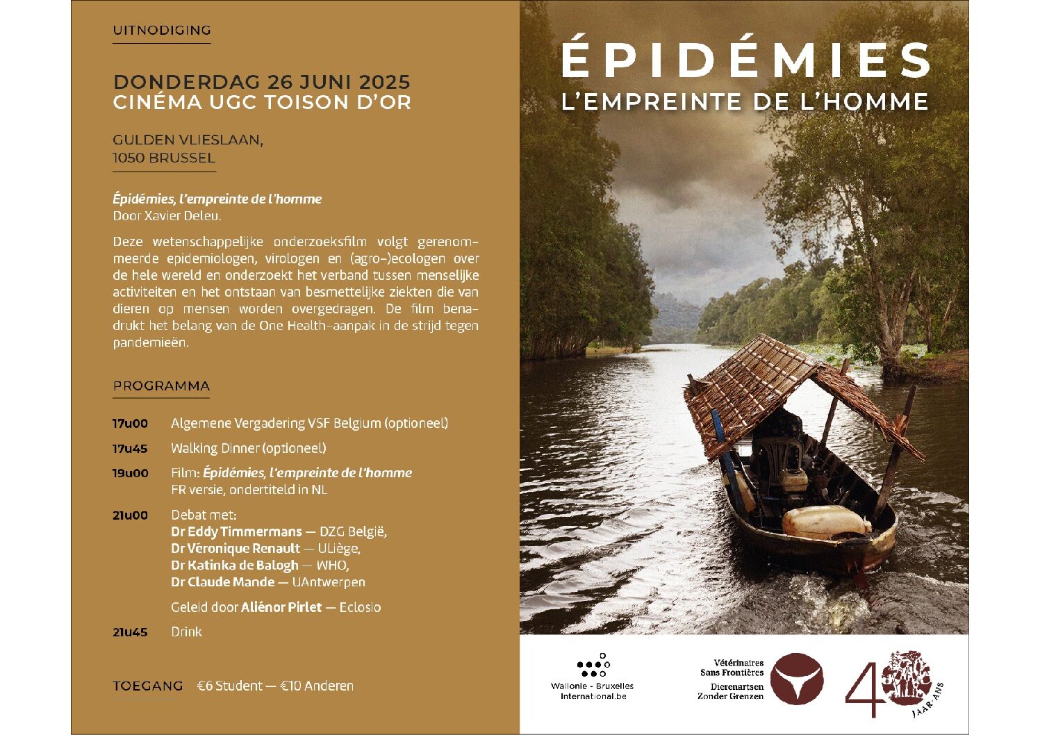 Filmdebat “Epidémie : l’empreinte de l’Homme”
