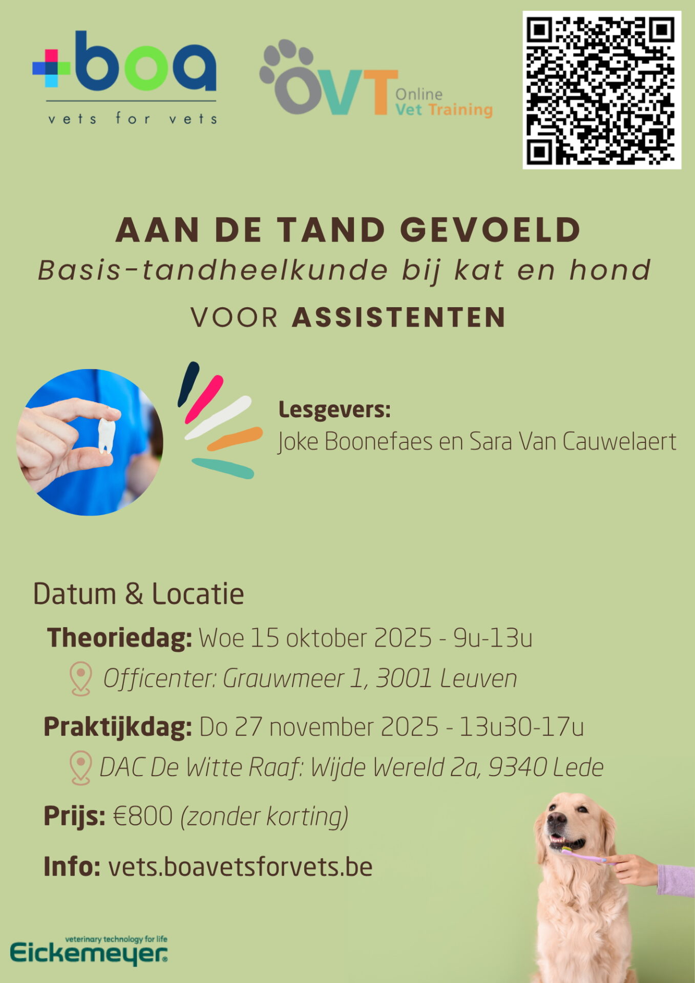 AAN DE TAND GEVOELD